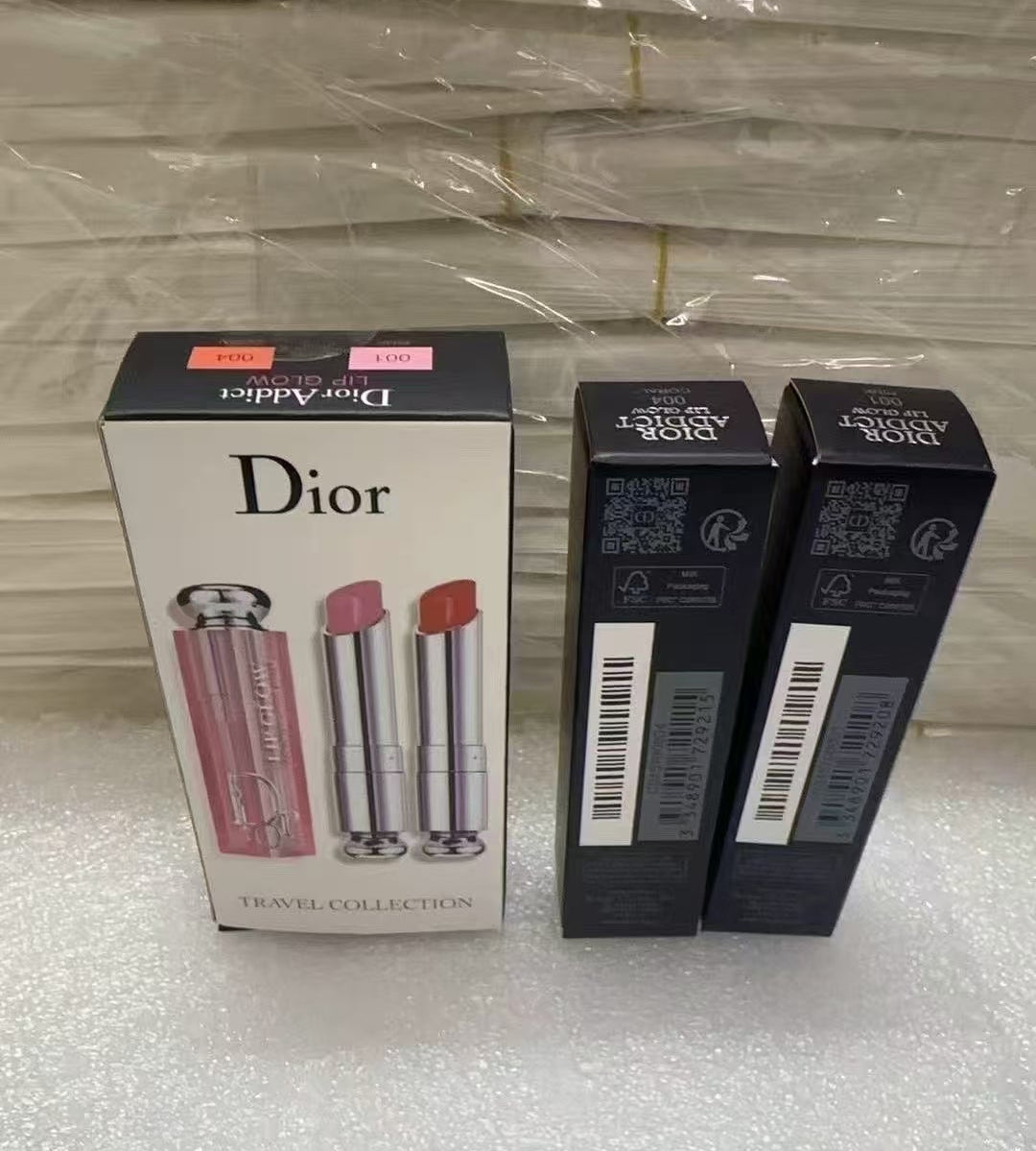 (Limited Offer) Christian Dior Addict Duo Lip Glow Set 2 X3.2g