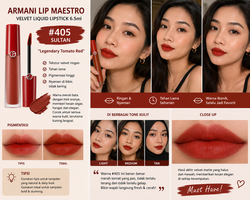 Armani Lip Maestro Velvet Liquid Lipstick